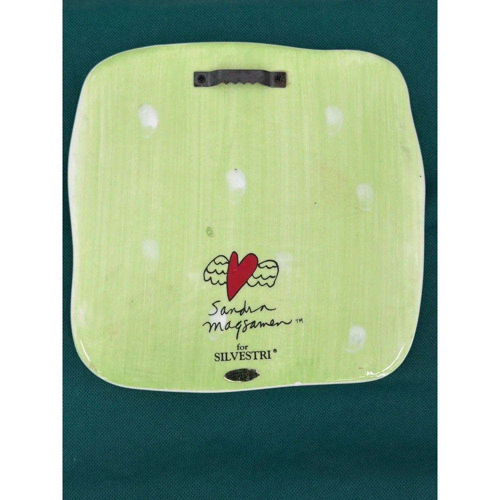 Sandra Magsamen for Silvestri Daughter Friend Ceramic Wall Plaque‎ Plate Art 6x6